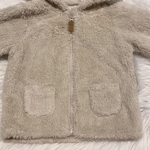 Carter's zip up sherpa hoodie size 18m - Picture 4 of 5